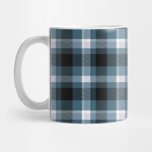 Blue Plaid Mug